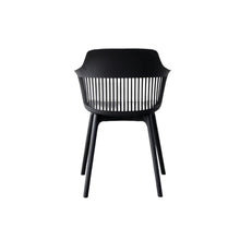 Silla con Cojín Max, Color Negro, con Espaldar en Rejilla