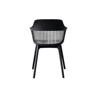 Silla Con Cojin Max, Color Negro, Con espaldar y cojín