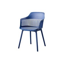 Silla con Cojín Max, Color Azul, con Espaldar en Rejilla