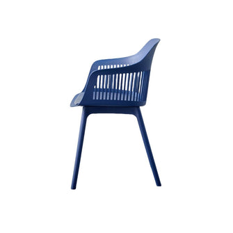 Silla Con Cojin Max, Color Azul, Con espaldar y cojín X4