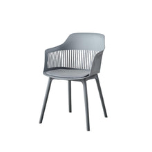 Silla Con Cojin Max, Color Gris Oscuro, Con espaldar y cojín X2