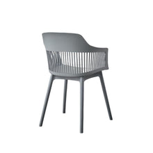 Silla Con Cojin Max, Color Gris Oscuro, Con espaldar y cojín X2