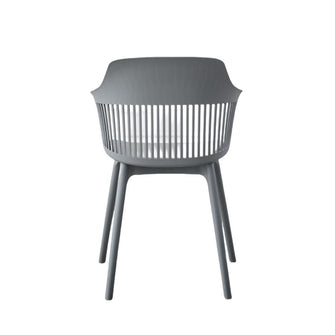 Silla Con Cojin Max, Color Gris Oscuro, Con espaldar y cojín X4