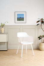 Silla Con Cojin Max, Color Blanco, Con espaldar en rejilla X4
