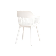 Silla Con Cojin Max, Color Blanco, Con espaldar en rejilla X2