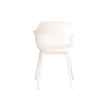 Silla Con Cojin Max, Color Blanco, Con espaldar en rejilla X2