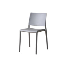 Set de 4 Sillas Toledo, Color Gris, con Espaldar Liso y Cuadrado, Diseño Moderno