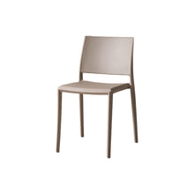 Set de 6 Sillas Toledo, Color Taupe, con Espaldar Liso y Cuadrado, Diseño Moderno