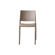 Set de 6 Sillas Toledo, Color Taupe, con Espaldar Liso y Cuadrado, Diseño Moderno