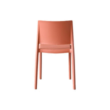 Silla Toledo, Color Terracota, con Espaldar Liso y Cuadrado, Diseño Moderno