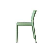 Set de 4 Sillas Toledo, Color Verde, con Espaldar Liso y Cuadrado, Diseño Moderno