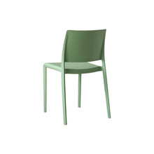 Set de 4 Sillas Toledo, Color Verde, con Espaldar Liso y Cuadrado, Diseño Moderno