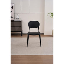 Set de 2 Sillas Milán, Color Negro, con Espaldar y Diseño Moderno