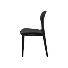 Set de 4 Sillas Milán, Color Negro, con Espaldar y Diseño Moderno