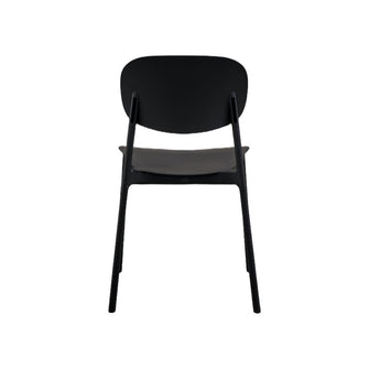 Silla Milan, Color Negro, Con espaldar y diseño Moderno