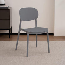 Silla Milan, Color Gris Oscuro, Con espaldar y diseño Moderno