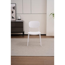 Set de 4 Sillas Milán, Color Blanco, con Espaldar y Diseño Moderno