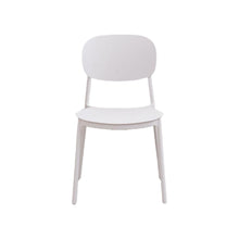 Set de 2 Sillas Milán, Color Blanco, con Espaldar y Diseño Moderno