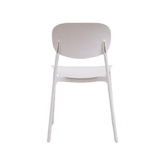 Silla Milan, Color Blanco, Con espaldar y diseño Moderno