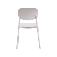 Silla Milan, Color Blanco, Con espaldar y diseño Moderno X2