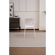 Silla Milan, Color Blanco, Con espaldar y diseño Moderno X2