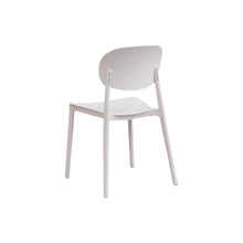 Set de 4 Sillas Milán, Color Blanco, con Espaldar y Diseño Moderno