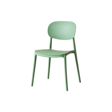 Set de 2 Sillas Milán, Color Verde, con Espaldar y Diseño Moderno
