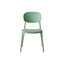 Set de 4 Sillas Milán, Color Verde, con Espaldar y Diseño Moderno