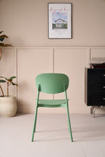 Set de 2 Sillas Milán, Color Verde, con Espaldar y Diseño Moderno