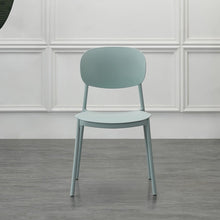 Set de 4 Sillas Milán, Color Azul Claro, con Espaldar y Diseño Moderno