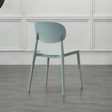 Set de 4 Sillas Milán, Color Azul Claro, con Espaldar y Diseño Moderno