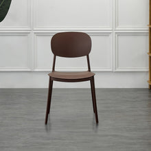 Set de 2 Sillas Milán, Color Café, con Espaldar y Diseño Moderno