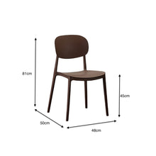 Silla Milán, Color Café, con Espaldar y Diseño Moderno