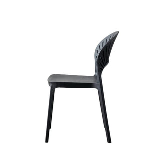 Silla Paraiso, Color Negro, Con espaldar y diseño Moderno X2