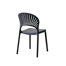 Silla Paraiso, Color Negro, Con espaldar y diseño Moderno X2