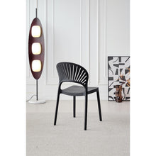 Set de 4 Sillas Paraíso, Color Negro, con Espaldar y Diseño Moderno