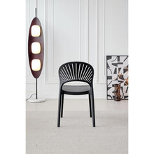 Set de 2 Sillas Paraíso, Color Negro, con Espaldar y Diseño Moderno