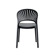 Set de 4 Sillas Paraíso, Color Negro, con Espaldar y Diseño Moderno