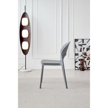 Silla Paraíso, Color Gris Oscuro, con Espaldar y Diseño Moderno