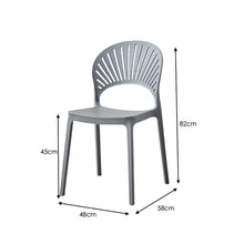 Silla Paraiso, Color Gris Oscuro, Con espaldar y diseño Moderno X2