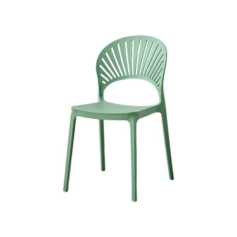 Silla Paraiso, Color Verde Oliva, Con espaldar y diseño Moderno X4