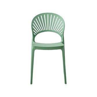 Silla Paraiso, Color Verde Oliva, Con espaldar y diseño Moderno X4