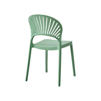 Silla Paraiso, Color Verde Oliva, Con espaldar y diseño Moderno