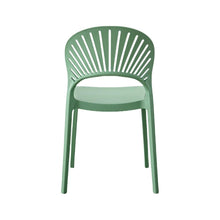 Silla Paraíso, Color Verde Oliva, con Espaldar y Diseño Moderno