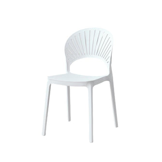 Silla Paraiso, Color Blanco, Con espaldar y diseño Moderno