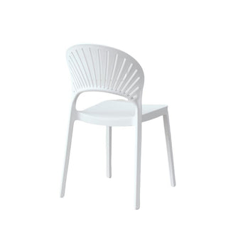 Silla Paraiso, Color Blanco, Con espaldar y diseño Moderno