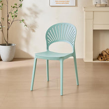 Set de 4 Sillas Paraíso, Color Azul Claro, con Espaldar y Diseño Moderno