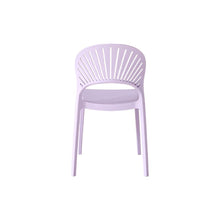 Silla Paraíso, Color Lila, con Espaldar y Diseño Moderno