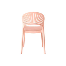 Silla Paraíso, Color Mandarina, con Espaldar y Diseño Moderno