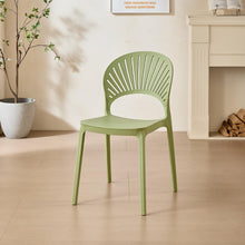 Set de 4 Sillas Paraíso, Color Verde, con Espaldar y Diseño Moderno
